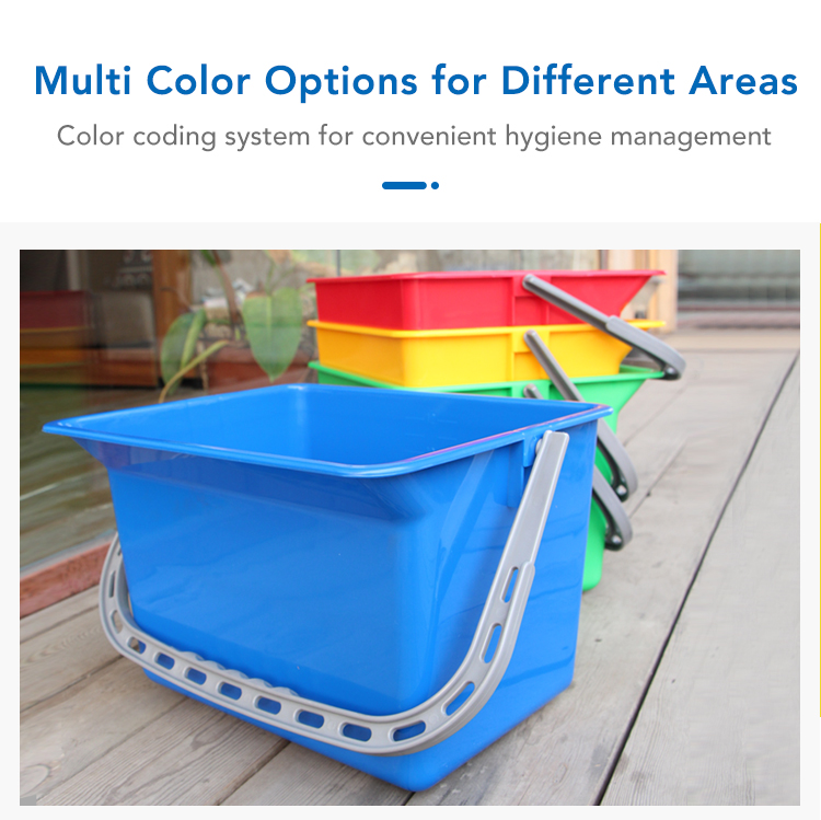CT 12L Polypropylene Bucket - Cleanic Cleaning Equipment